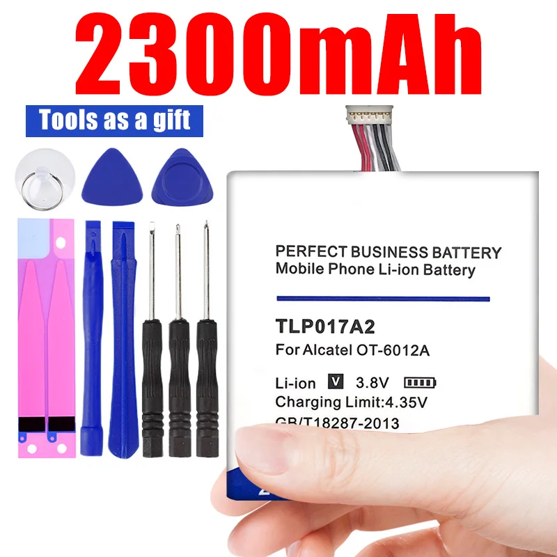 Аккумулятор TLp017A2 2300 мАч для Alcatel One Touch Idol Mini OT6012 6012A 6012 Вт 6012E 6012D S530T TLp017A1