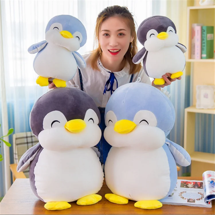 

New children hot fashionPenguin stuffed animals Soft Penguin stuffed toy soft feather cotton pillow children's birthday