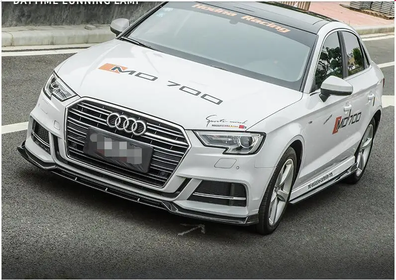 Задний спойлер для Audi A3 2018-2019 задний ABS передний бампер диффузор защита Бампера |