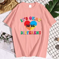 its okay autism seeing the world differently tops t shirt women autism awareness print female tshirt harajuku shirts for women
