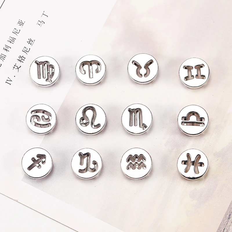 Незамкнутый браслет из нержавеющей стали Twelve constellation современный модный