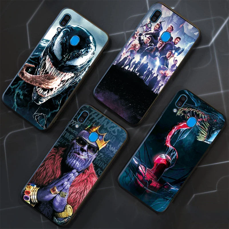 Joker Deadpool Case For Samsung A10 A20E A30 A40 A60 A50 A70 Cover A70S A50S A30S A2Core Black TPU Phone |
