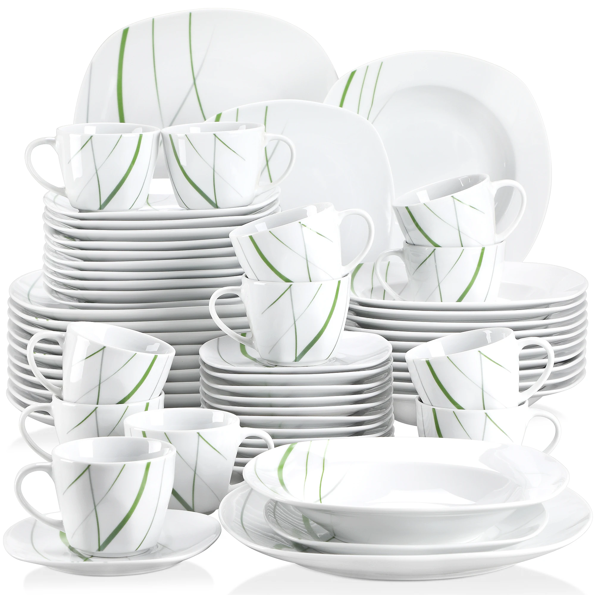 With Dessert Plate,soup Plate,dinner Plate,cup&saucer