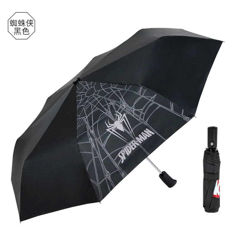 Зонт Disney складной с изображением Человека-паука Капитана Америка | Дом и сад