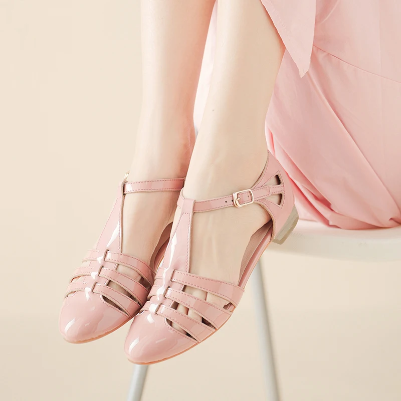 

Women sandals oxford shoes summer vintage genuine leather white flat gladiator oxfords summer sandals for women shoes 2020