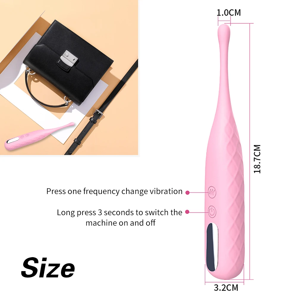 High Frequency Vibrator Fast Stimulator Clitoris Female Orgasm Ultrasound Climax Teasing Vibrators Sex Toys for Women | Красота и