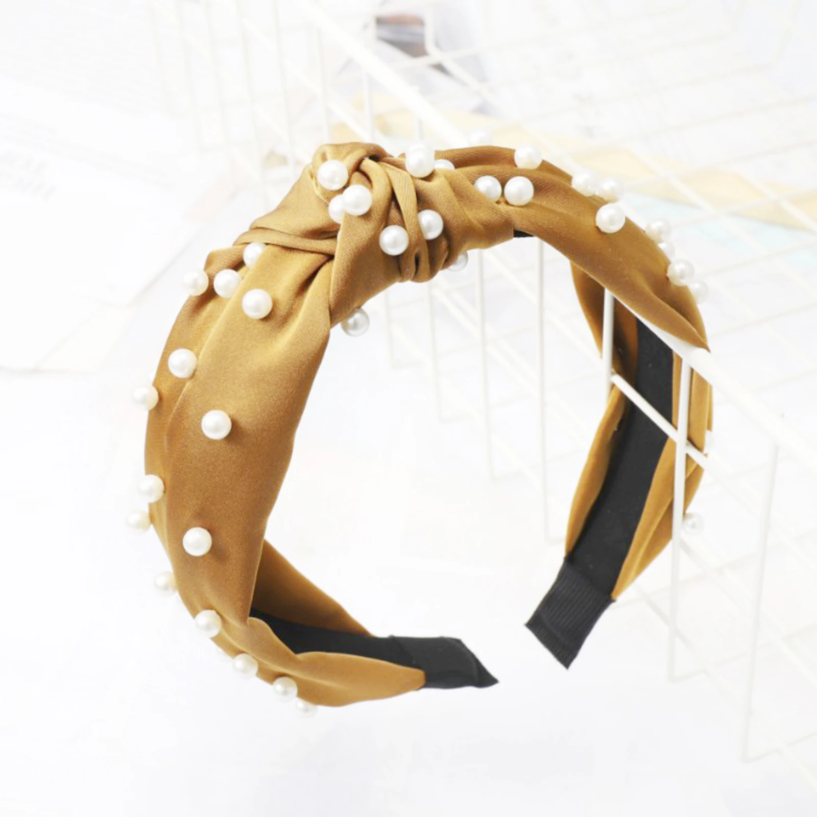 Модные жемчужные аксессуары для волос высокоэластичная повязка взрослых на