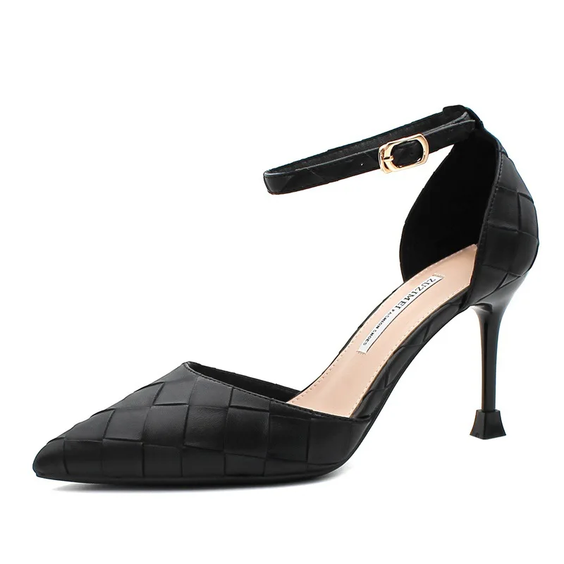 

Women's Stiletto Heels 2021 Summer New French Girl Versatile Pointed Toe Sexy Women's Shoes Outdoor Party Wedding