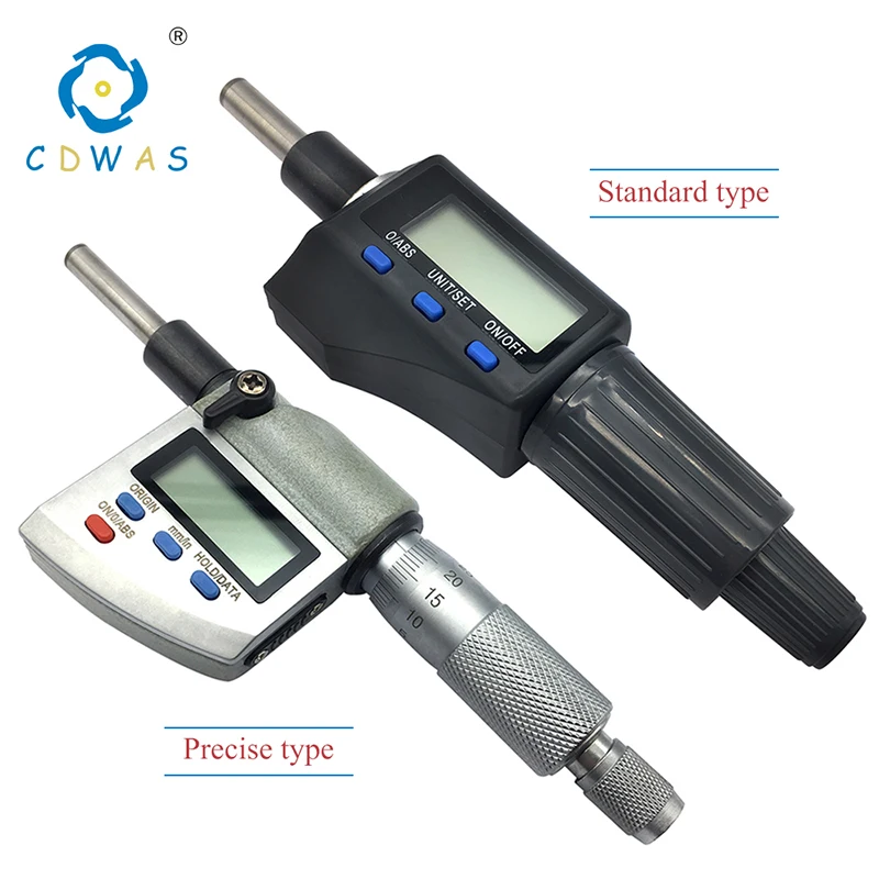 

Digital Display Micrometers Head 0-9.5 mm Spiral Micrometer 0.001mm High Precision Measuring Tools Micrometer Heads