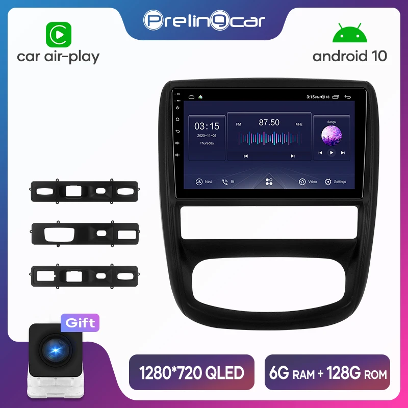 

Prelingcar для Renault Duster 2010-2015 Terrano 2014-2020 автомобильный монитор Радио Мультимедийный видеоплеер навигация Android стерео