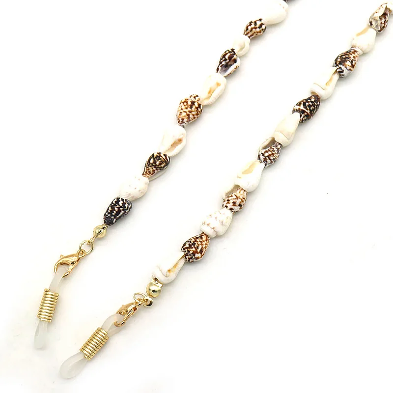 

Small Conch Shell Reading Glasses Chain Sunglasses Eyewears Cord Holder Neck Strap Rope Necklace Eyeglass String Lanyard 2021
