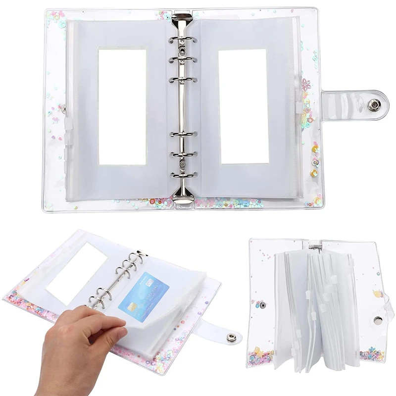 

28 Pcs A6 Binder Budget Envelopes Money Envelopes,PVC with Transparent Budget Bag,Budget Sheet,Color Stickers,Ruler
