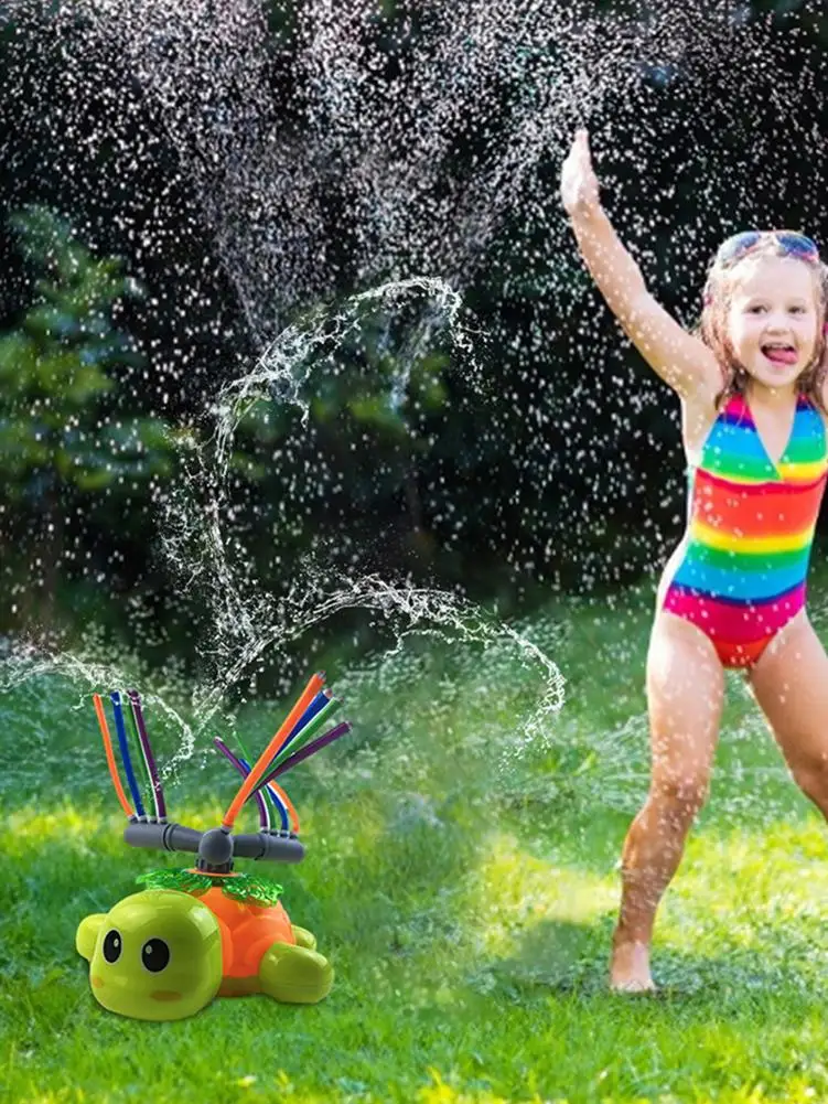 

Kids Spray Sprinkler Turtle Water Spinning Spray Sprinkler Toy Children's Sprinkler Outdoor Water Toy Gift
