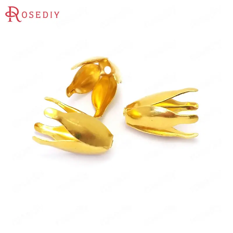 Колпачки из железа для бусин диаметром 7 мм длина 13 100 шт. | Украшения и аксессуары