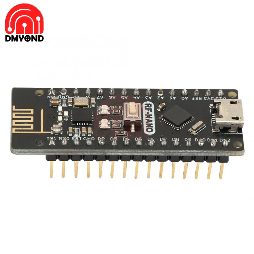 Nano V3.0 CH340G NRF24l01 Беспроводная плата разработки Micro USB интегрированная беспроводная