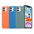 Официальный силиконовый чехол для iPhone 11 XR 7 8 Plus, Оригинальный чехол из жидкого силикона для iPhone 11 Pro Xs Max, чехол с розничной коробкой, 1:1