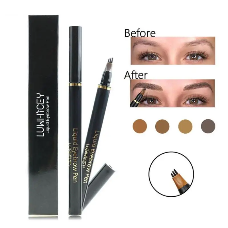 Подводка для бровей с микроблейдингом Водостойкая макияжа глаз карандаш цветная