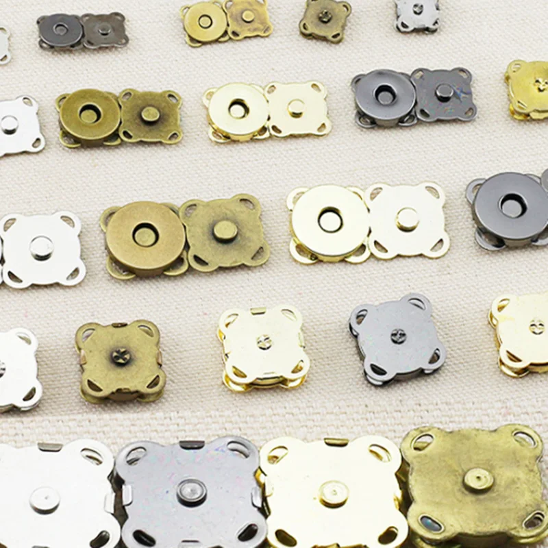 Металлические застежки на магнитной застежке пуговицы сумочка кошелек сумки