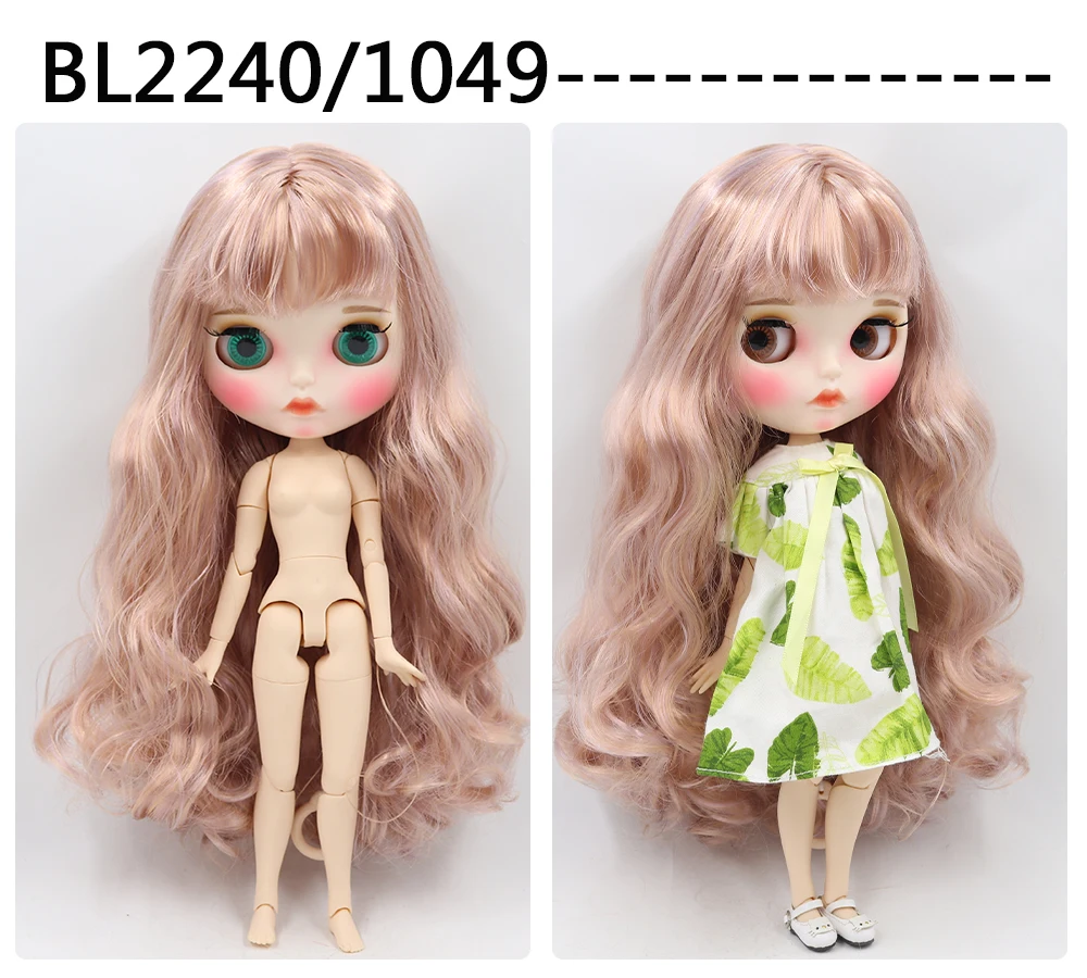 1/6 bjd ледяная фабрика blyth кукла bjd шарнир тела белая кожа bjd 30 см матовый лица резные губы с бровей индивидуальные лица