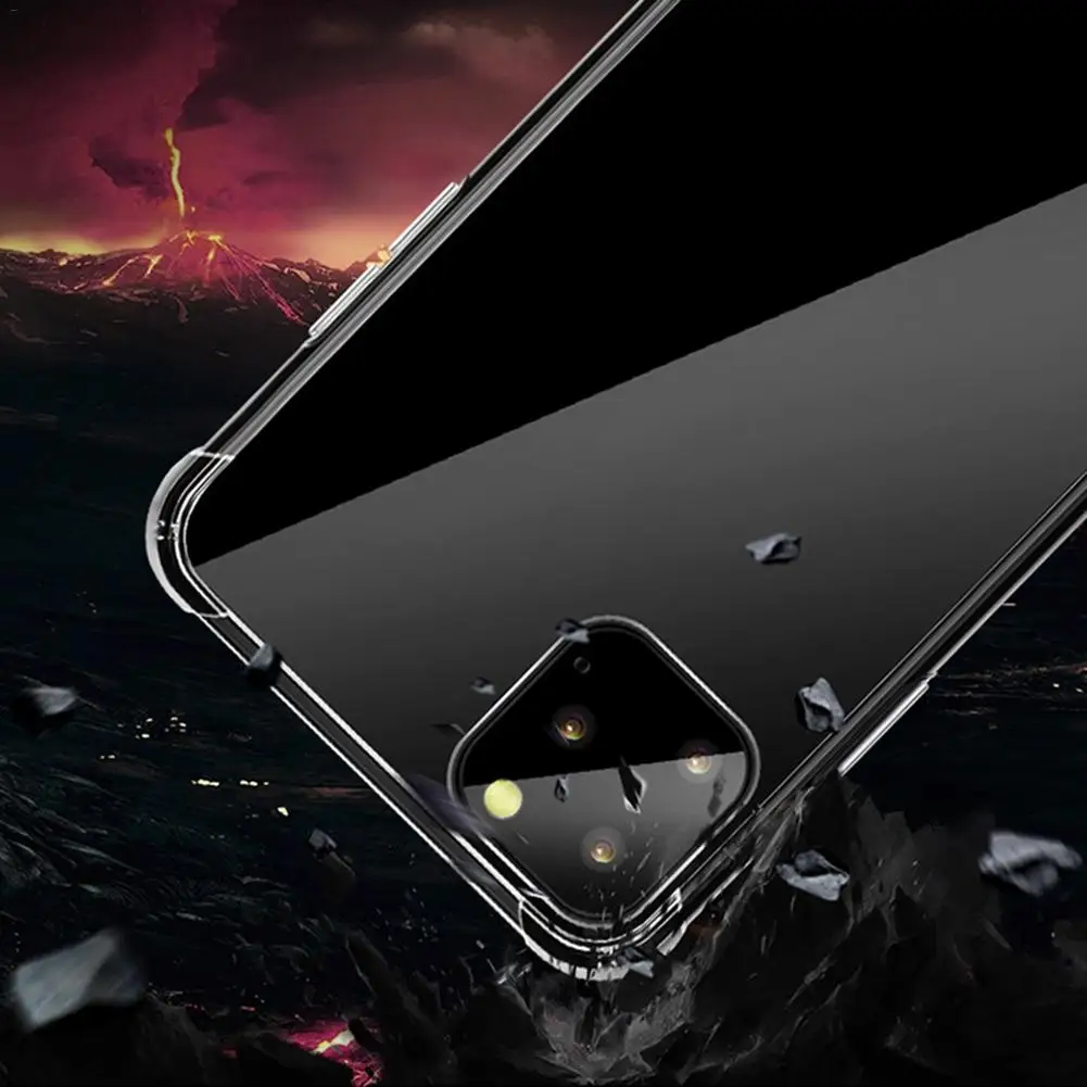 Анти Царапины чехол для IPhone11XI Pro Max 5 8/6 1/6 анти столкновения Прозрачный телефона
