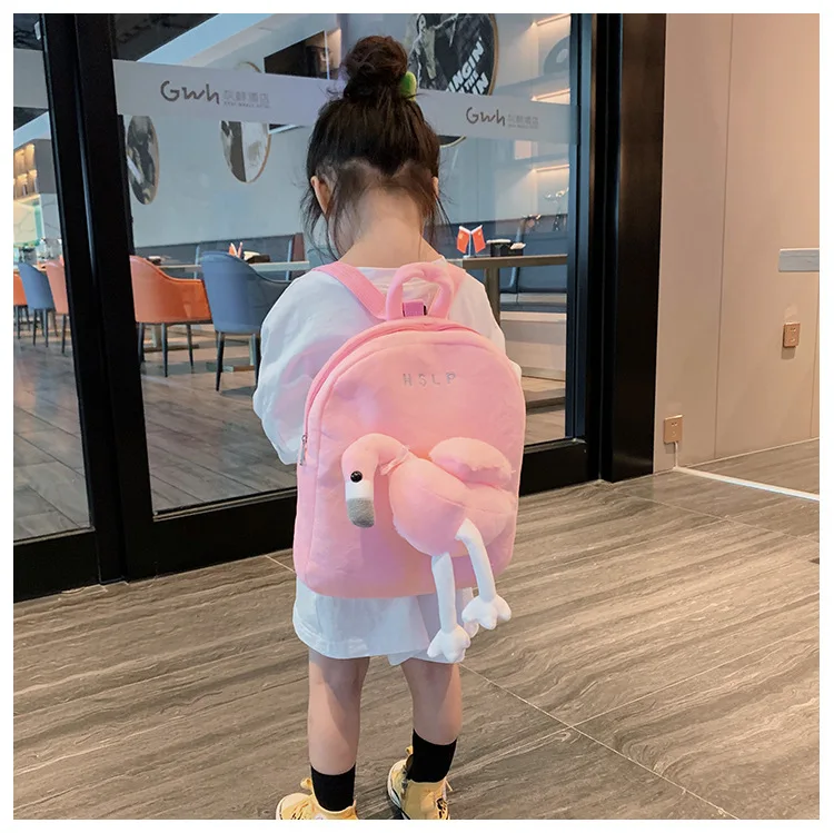 

Kids Backpack Children Schoolbag Kindergarten 3D Bird Cartoon Animals Cute Leopard New Lovely Zipper Boys Girls Baby Toy Bag