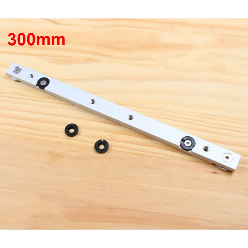 Aluminium alloy T-tracks Slot Miter Track And Miter Bar Slider Table Saw Miter Gauge Rod Woodworking Tools DIY - Цвет: 1Pc 300mm Miter Bar