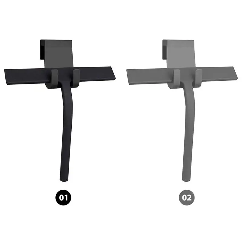 Silicone Scraping Wiper Cleaner Mirror Cleaning Soft Squeege Brush Door Shower Washing Tools With Hook | Дом и сад