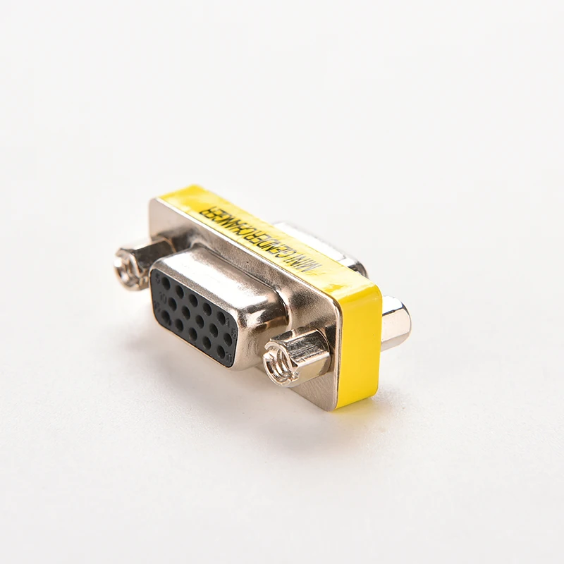 15 pin D Sub VGA SVGA мини адаптер для смены пола разъем M/M F/F M/F HD15|Коннекторы и разъёмы| |