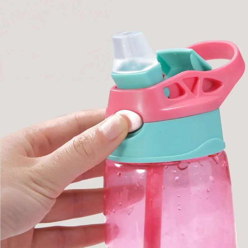 Креативный подарок, Детская кружка из соломы, пластиковая чашка для маленьких мальчиков, уличная Спортивная бутылка для воды, чашка