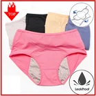 Непротекаемые менструальные трусики, физиологические брюки, женское нижнее белье, женское нижнее белье из хлопка