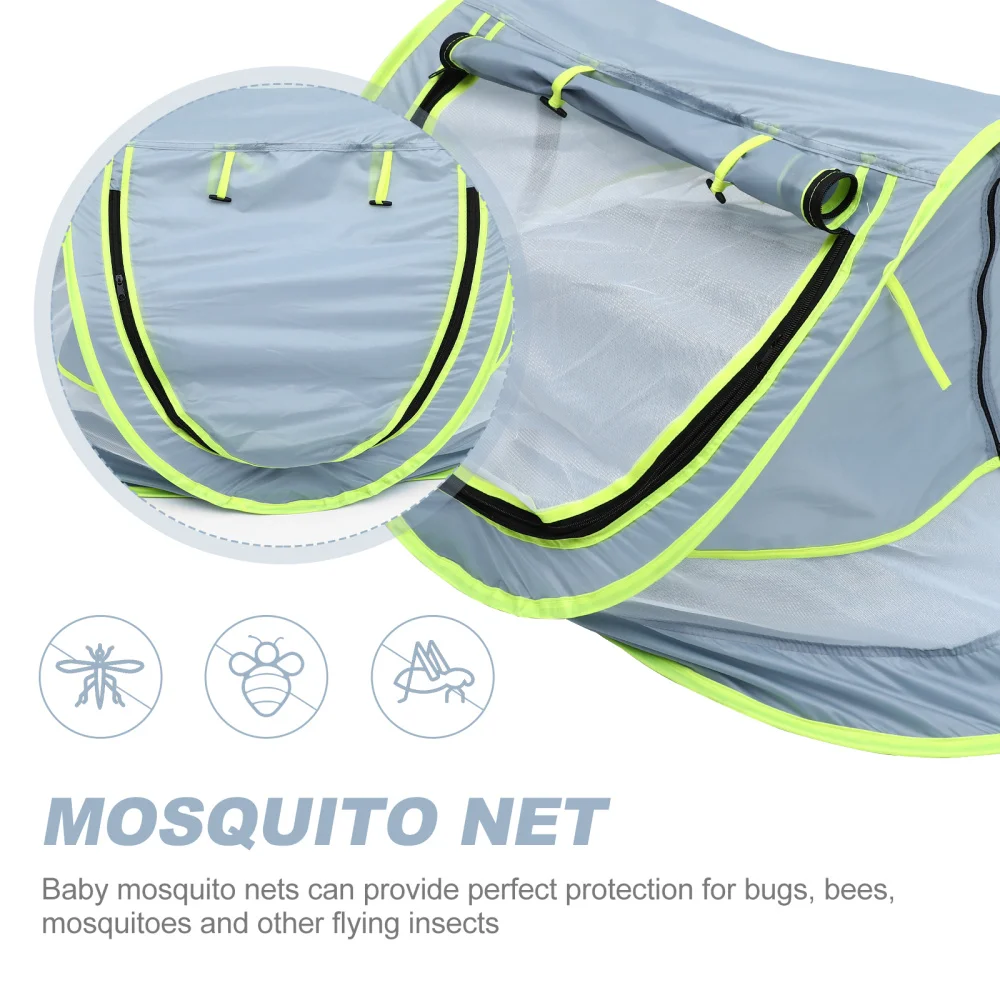 

Baby Mosquito Net Folding Stroller Crib Tent Breathable Baby Beach Bug Net