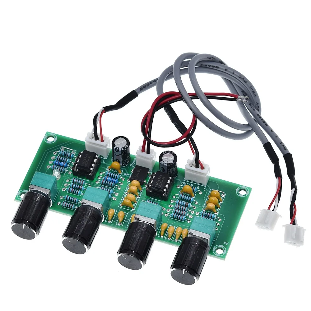 XH-A901 NE5532 Tone плата предусилителя Pre-amp с регулировкой громкости высоких басов