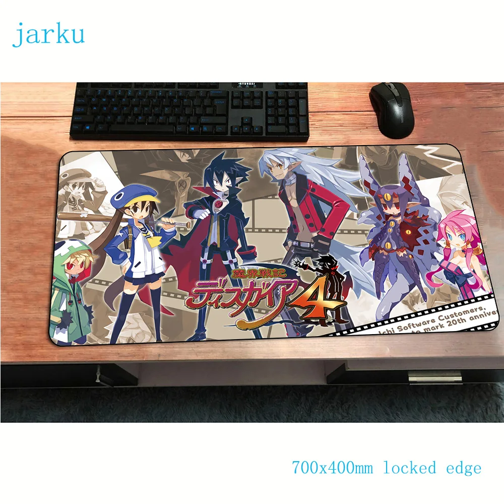 Disgaea коврик для мыши,, игровой коврик для мыши 700x400x2 мм, лучший геймерский коврик для мыши, популярная клавиатура, компьютерная мышь, игровые коврики