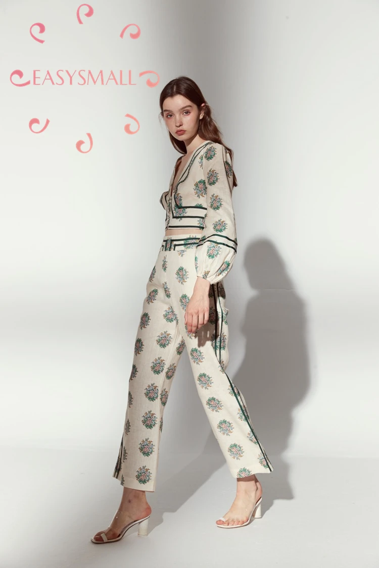 EASYSMALL Zimmer Women blouses dress Fashion Summer high-end party evening High Waist short Sleeve Vestidos jumpsuit trousers |