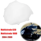Стекло на лобовое стекло для мотоцикла, солнцезащитный козырек, ветровое стекло из АБС-пластика, черное прозрачное для Ducati Multistrada 620 1000 2004-2009 2008 2007 2006