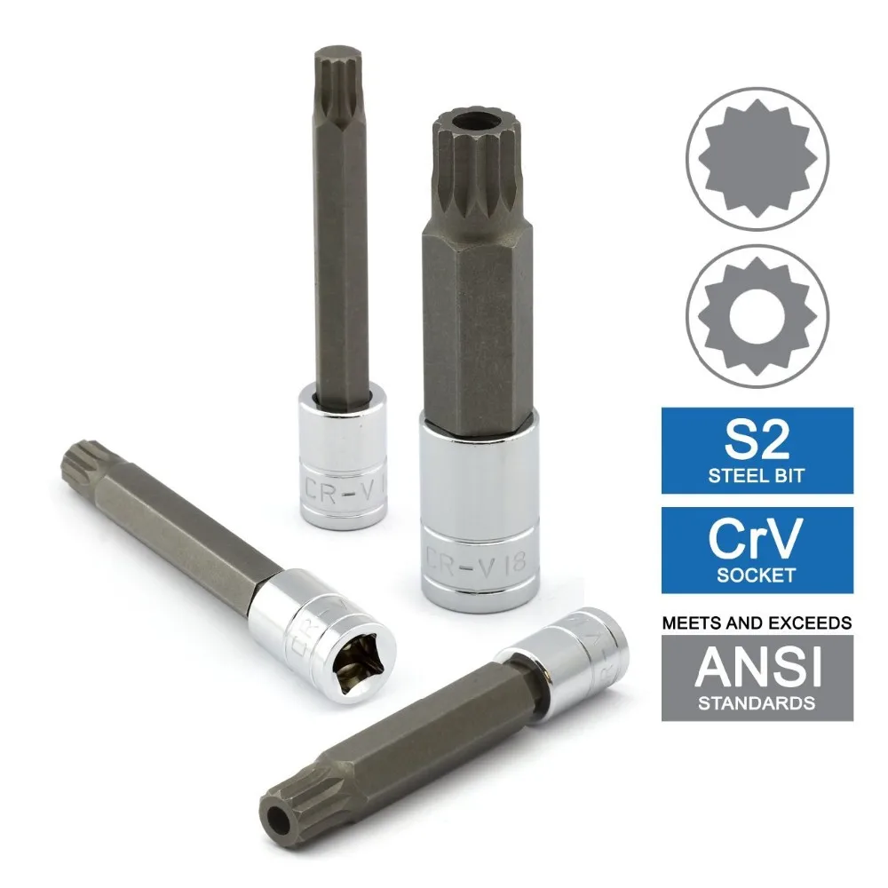 10 шт. 4 дюймовые удлиненные затягивания и выключения высокого крутящего момента