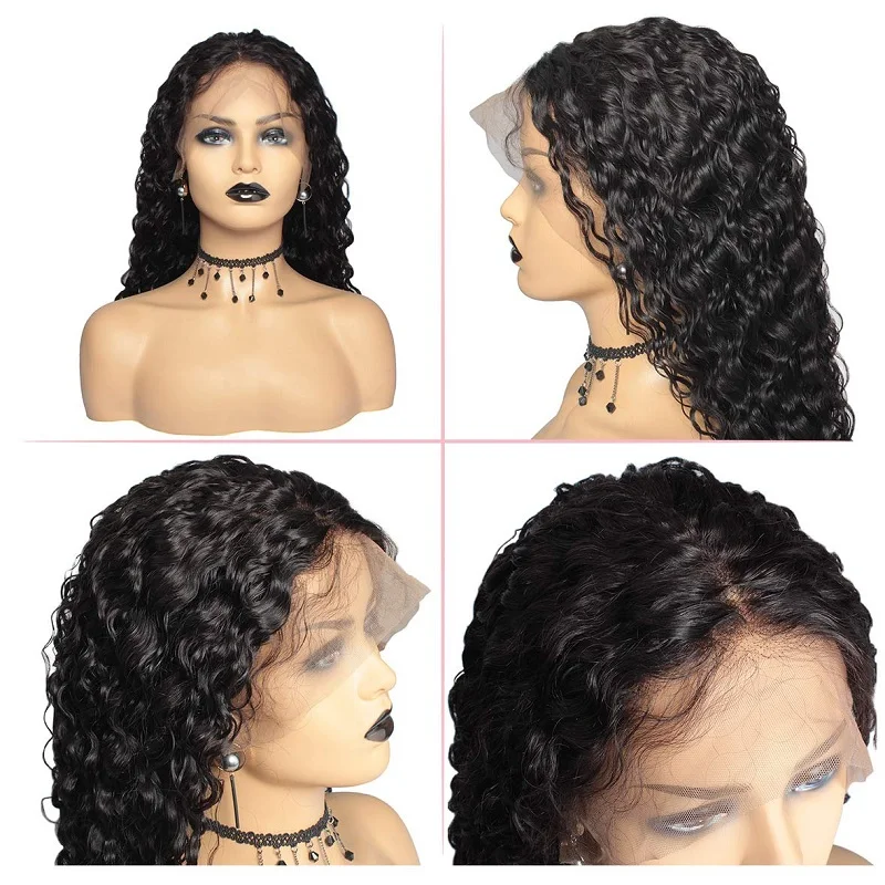 Парики из натуральных волос на шнурках бразильские волосы Remy парик 180 250