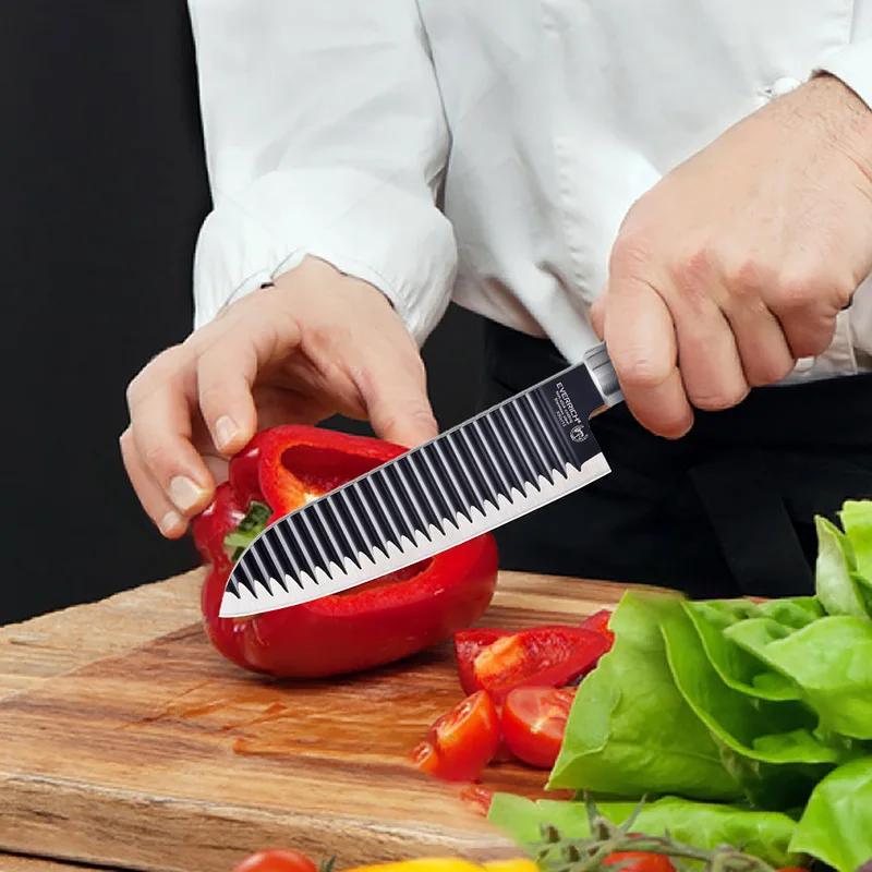 Кухонные ножи без прилипания нож из нержавеющей стали ручной работы ножницы для
