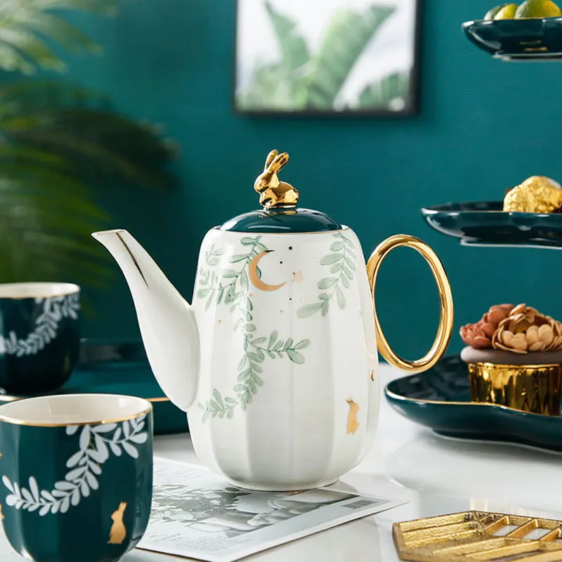 Набор керамической посуды для напитков комплект из 6 предметов холодный чайник