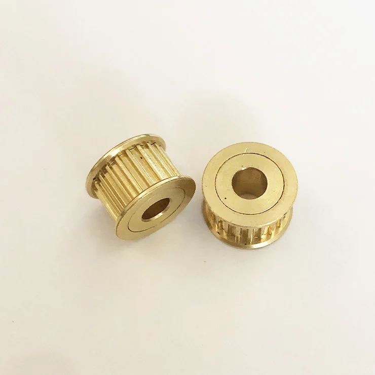 Латунный шкив для зубчатого ремня MXL с 20 зубьями отверстие 5 мм Ширина 6 20teeth медный