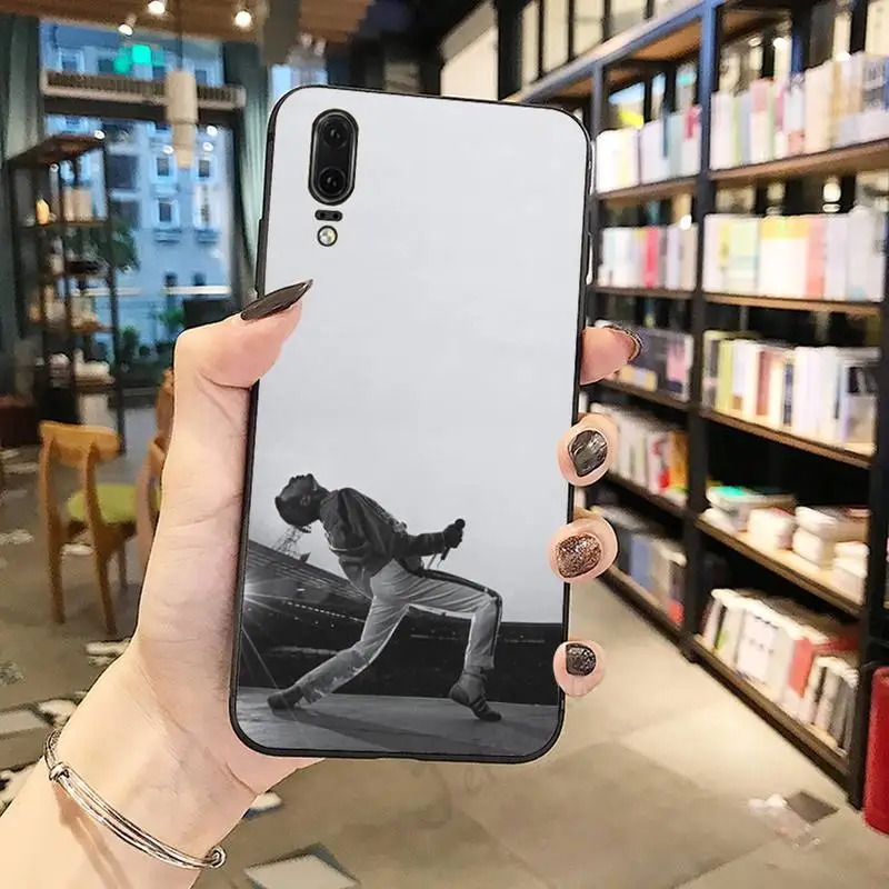

Freddie Mercury Queen singer Phone Case For Huawei honor Mate P 10 20 30 40 Pro 10i 9 10 20 8 x Lite