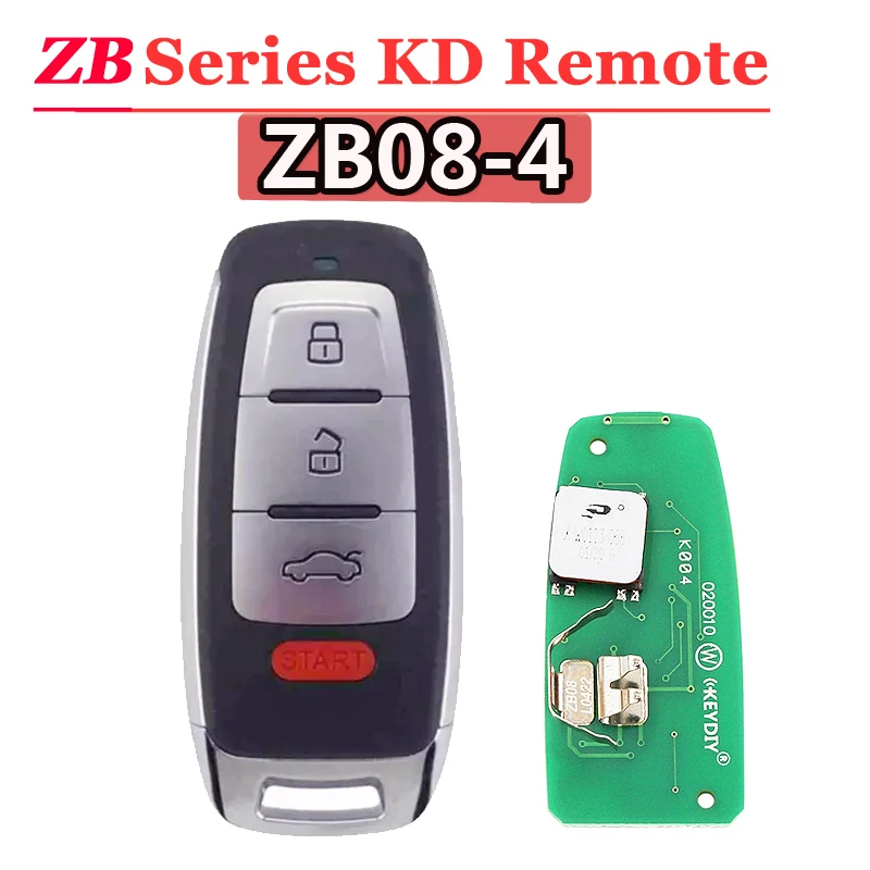 

Smart Key KEYDIY ZB08-4 KD Remote Key Universal Replacement ZB Series Car Key