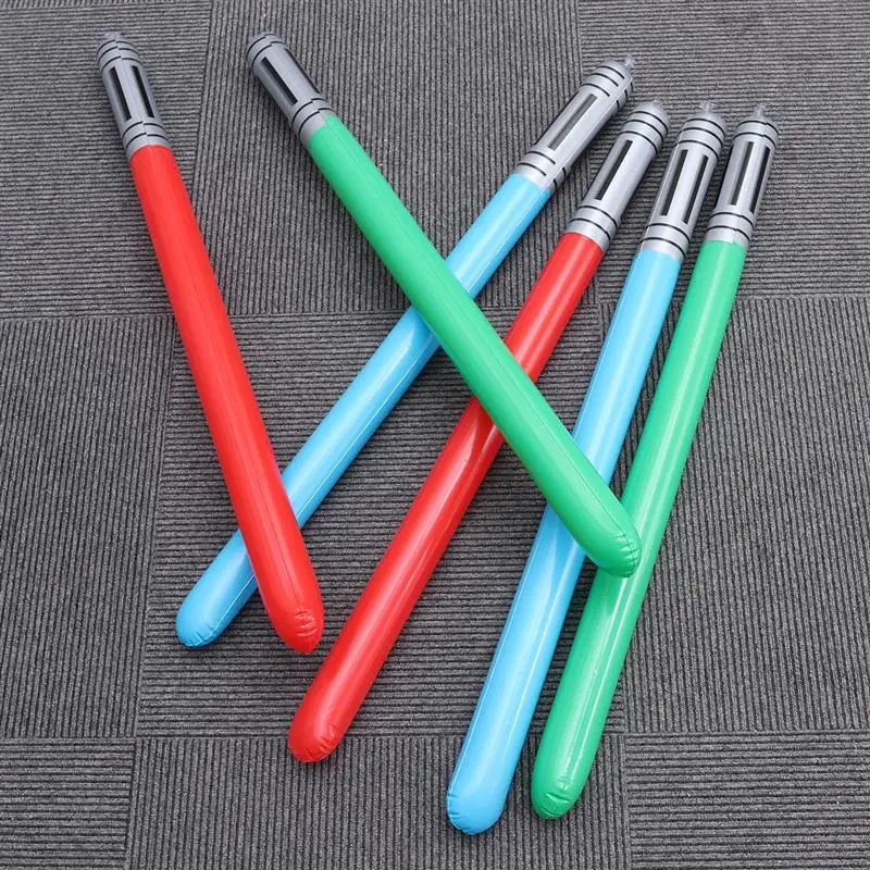 

8Pcs Inflatable Light Saber Swords Toys Sword Toys Perfect Party Set Great Gift Random Color