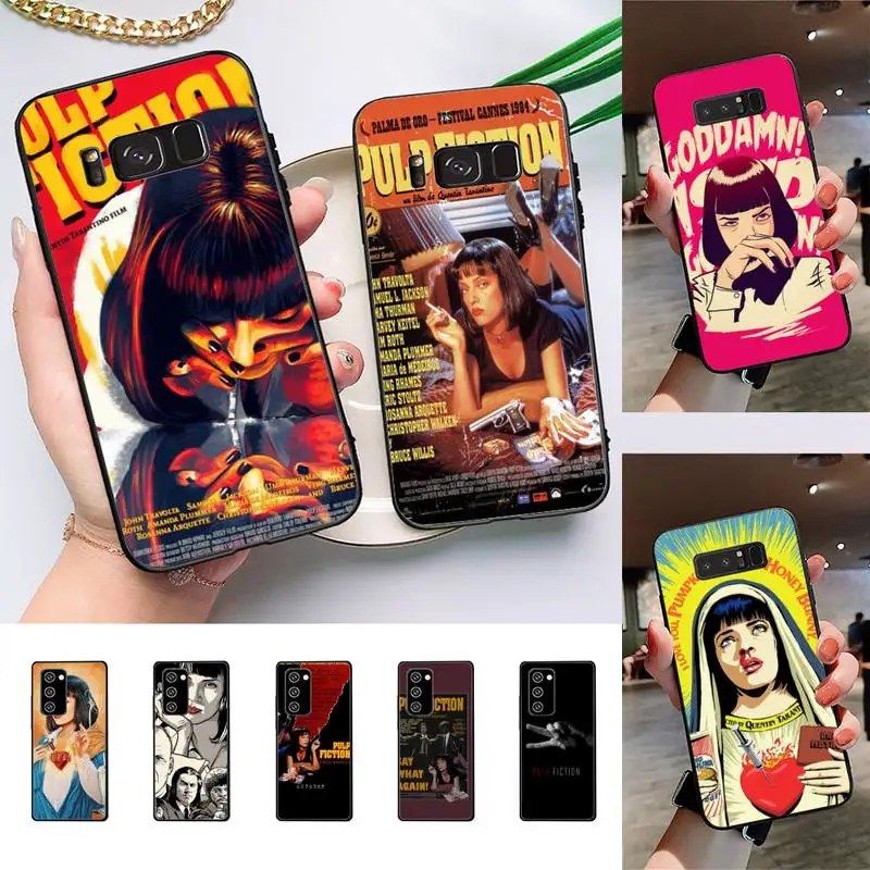 

PULP FICTION MOVIE POSTER Phone Case For Samsung Galaxy Note10Pro Note20ultra cover for note20 note10lite M30S Back Coque