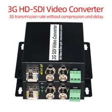 3G SDI over Fiber optic Media Converters Transmitter Receiver SDI Fiber Extender single fiber SFP LC