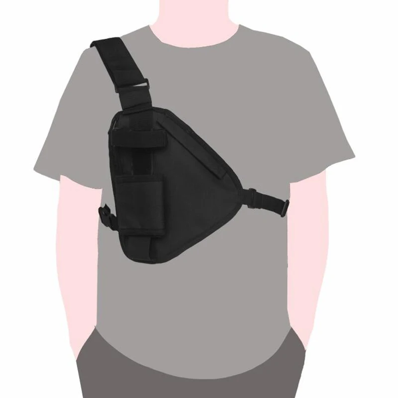 

Chest Bag Adjustable Strap Polyester Durable Practical Outdoor Wearable Sports