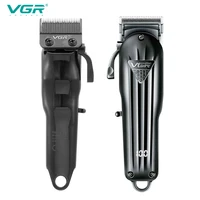 vgr 282 electric hair clipper rechargeable professional personal care barber trimmer for men shaver lcd usb cutting metal v282