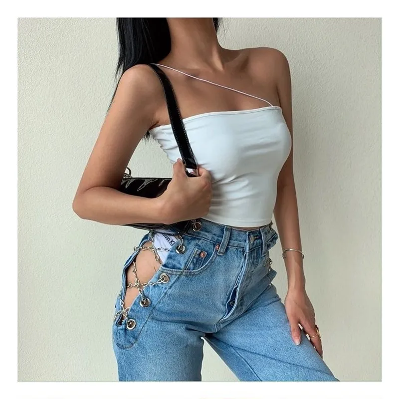 

camisoles for women sleeveless summer new design sense stretch tight sexy camisole top fashion all-match