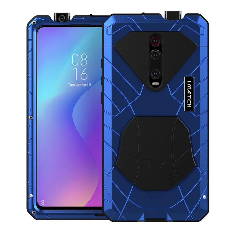 Чехол для телефона Xiaomi Mi 9T твердый алюминиевый металлический сверхпрочный