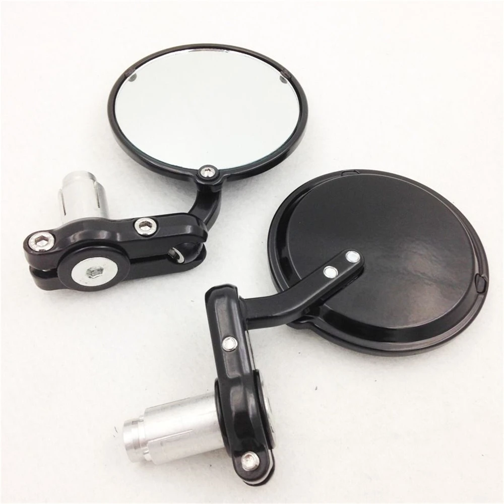 

Motorcycle for Harley Kawasaki Suzuki Yamaha Ducati 1" inch Bar End Mirrors